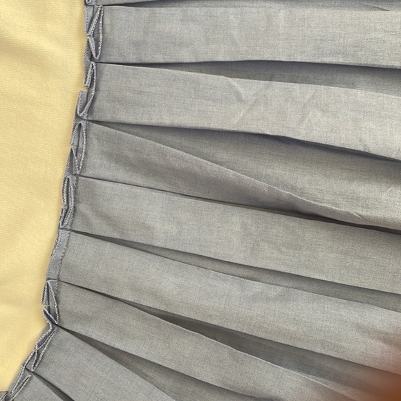 English Factory Sweater Dress with Pleated Skirt - Picture 6 of 9
